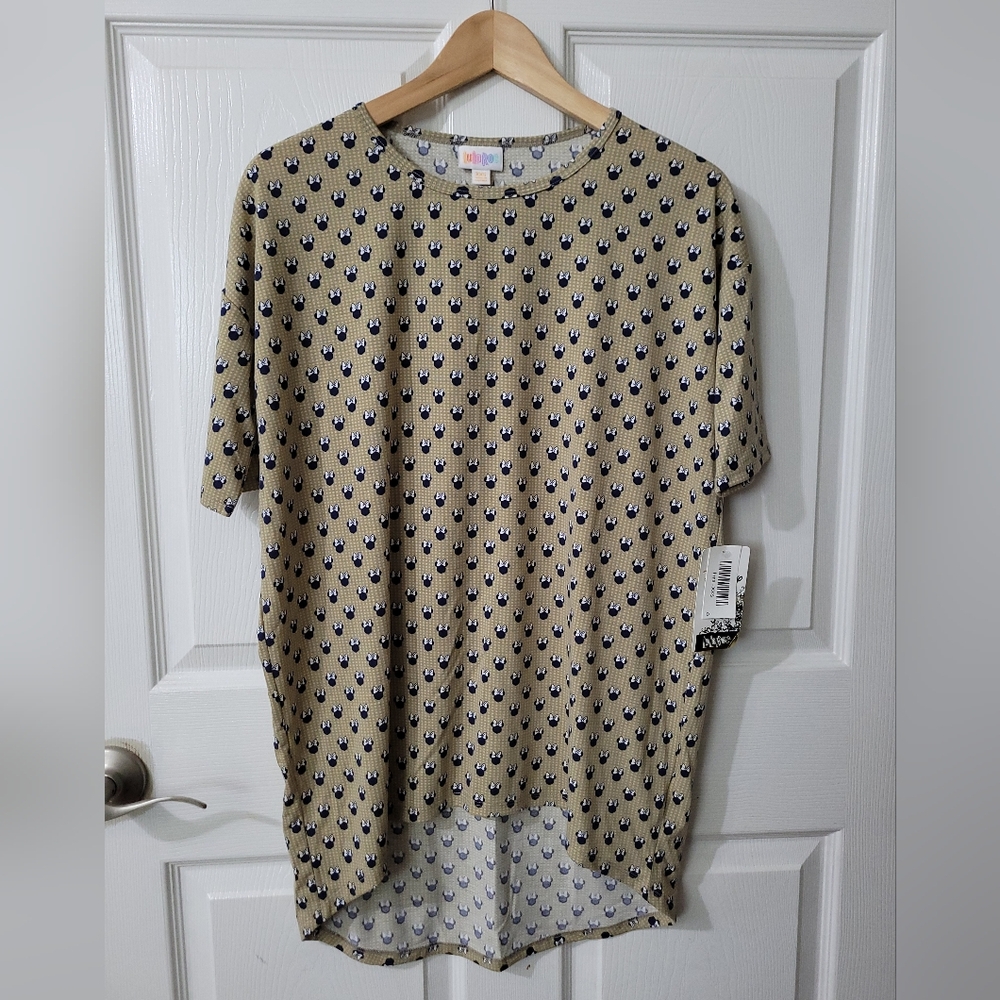 Disney LULAROE Irma NWT Tunic Top Size XXS Minnie Mouse